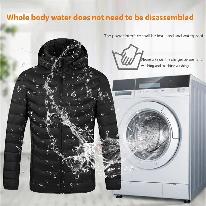 Stylish Unisex Heated Winter Jacket