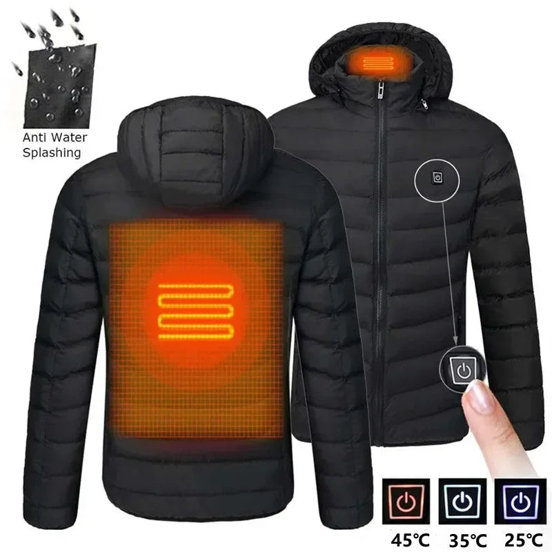 Stylish Unisex Heated Winter Jacket